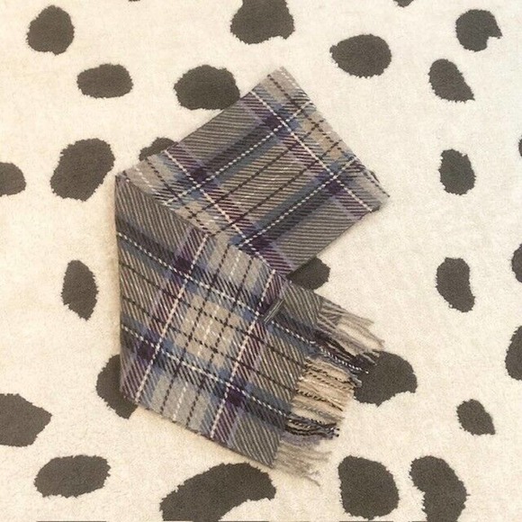 Fiori Di Firenze Men's Made in Italy Vintage Multi Check Plaid Designer Scarf - Picture 3 of 7